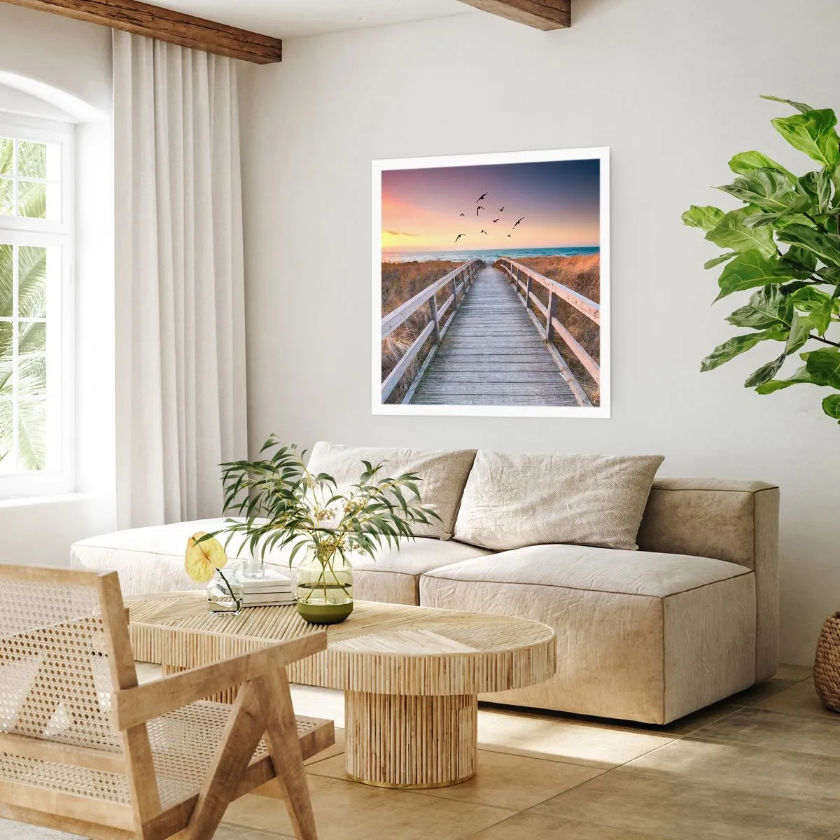 Poster - Der Raum für Auffliegen - 30x30 cm