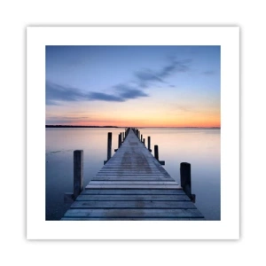 Poster - Die Ruhe einer heiteren Dämmerung - 40x40 cm