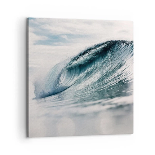 Bild auf Leinwand - Leinwandbild - Wasserspitze - 60x60 cm