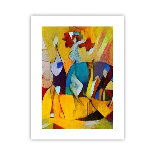 Poster - Sonne - Leben - Freude - 30x40 cm