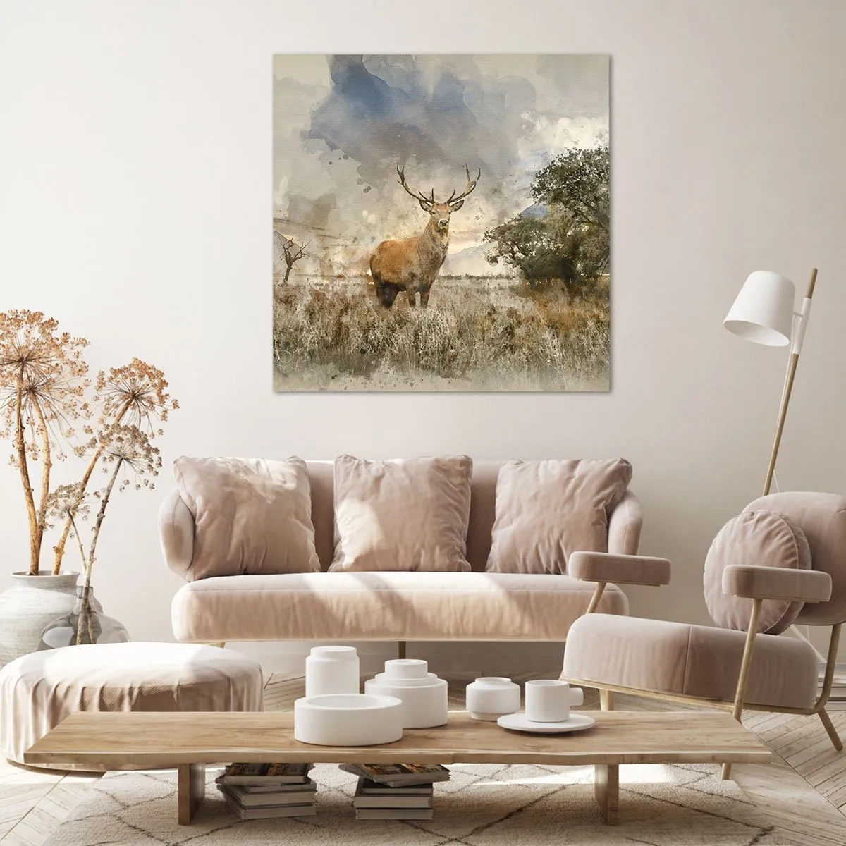 Bild auf Leinwand - Leinwandbild - Würde – Stärke – Würde - 50x50 cm