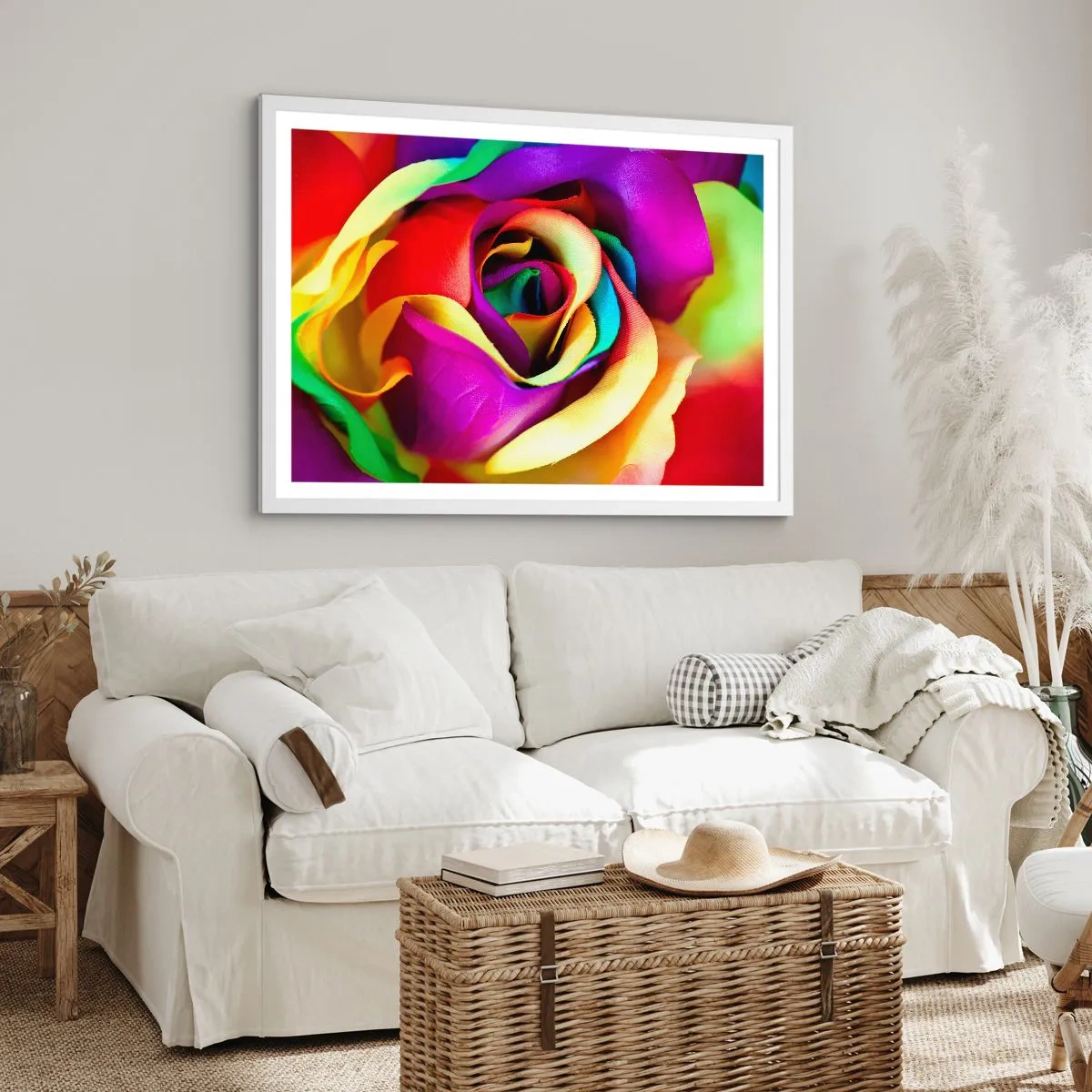 Poster in einem weißen Rahmen - Es ist unmöglich - 40x30 cm