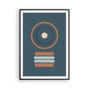 Poster in einem schwarzem Rahmen - Das Wesen der Dinge - 70x100 cm
