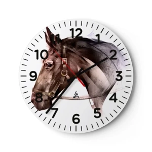 Wanduhr - Glasuhr - Was für eine Gnade - 40x40 cm