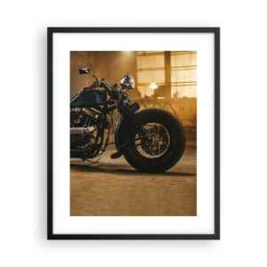 Poster in einem schwarzem Rahmen - Ich kann alles  - 40x50 cm