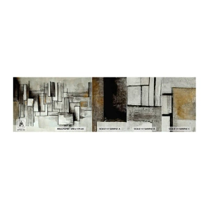 Fototapeten Muster Premium Canvas - Kraft der Einfachheit - Stück, Alt, Striche - 100x30 cm