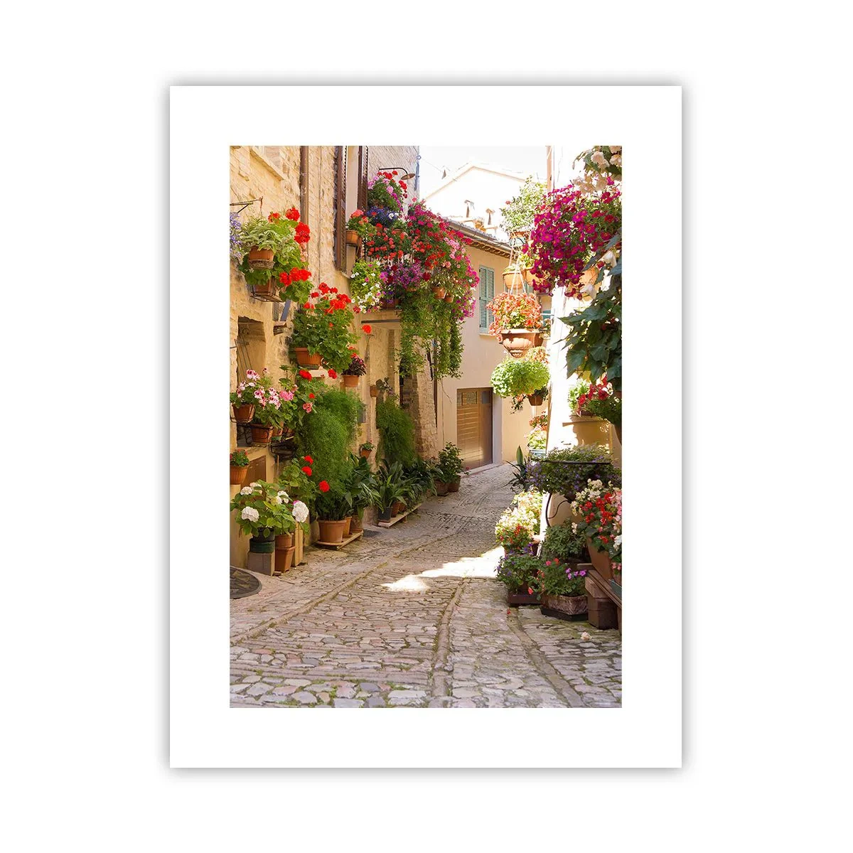 Poster - In der Flut Blumen - 30x40 cm