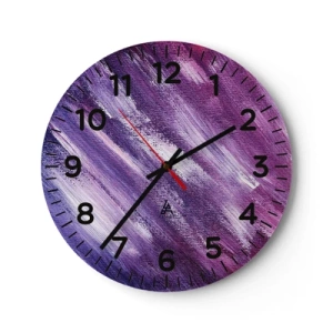 Wanduhr - Glasuhr - Wenn der sonnige Wind weht - 30x30 cm