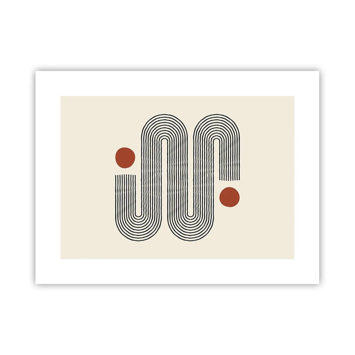 Poster - Vom Anfang bis zum Ende - 40x30 cm