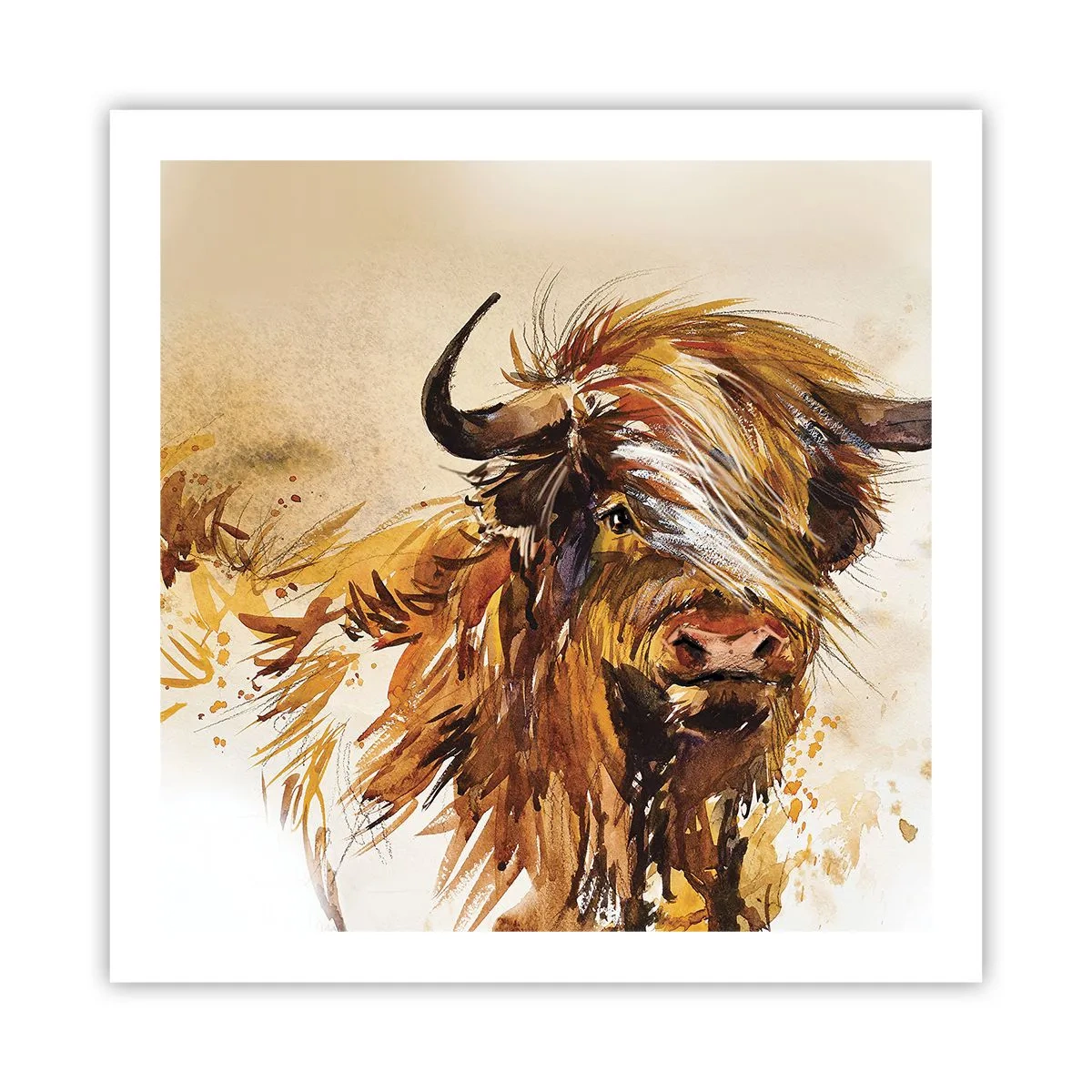 Poster - Stolz des Jägers - 60x60 cm