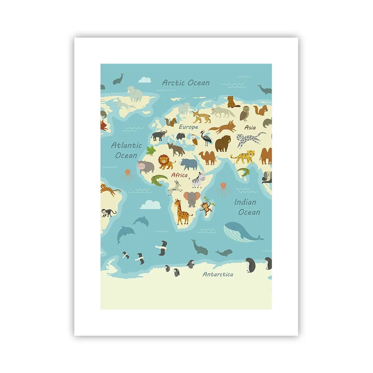 Poster - Gute Nachbarn - 30x40 cm