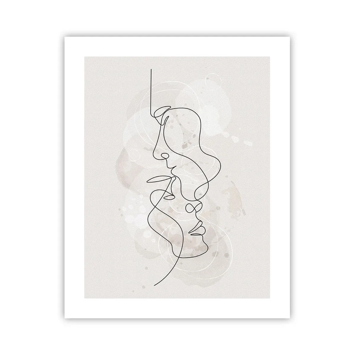 Poster - Verstrickt in eine Umarmung - 40x50 cm