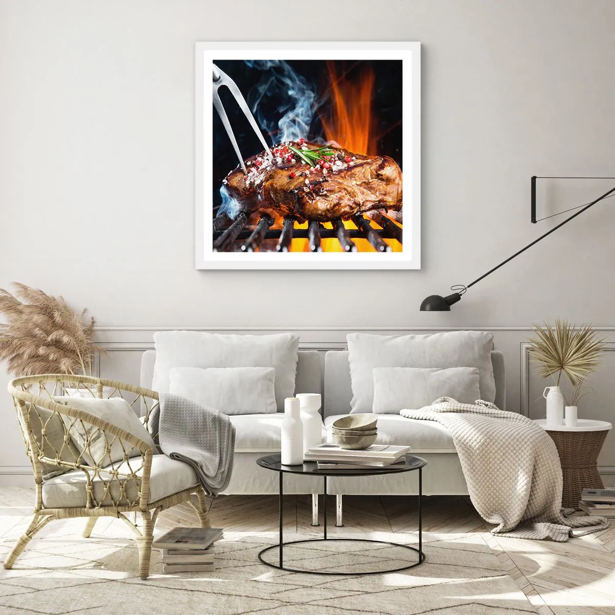 Poster in einem weißen Rahmen - Saftig und duftend - 30x30 cm