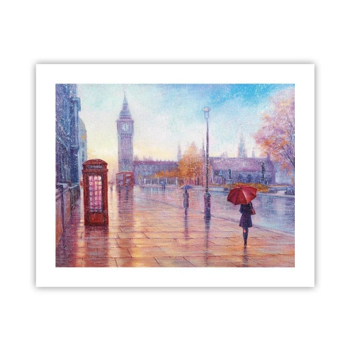 Poster - Londoner Herbsttag - 50x40 cm