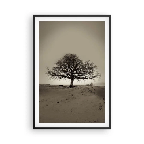 Poster in einem schwarzem Rahmen - Von hier zu Ewigkeit - 61x91 cm