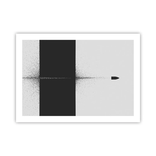 Poster - Direkt zum Ziel - 70x50 cm