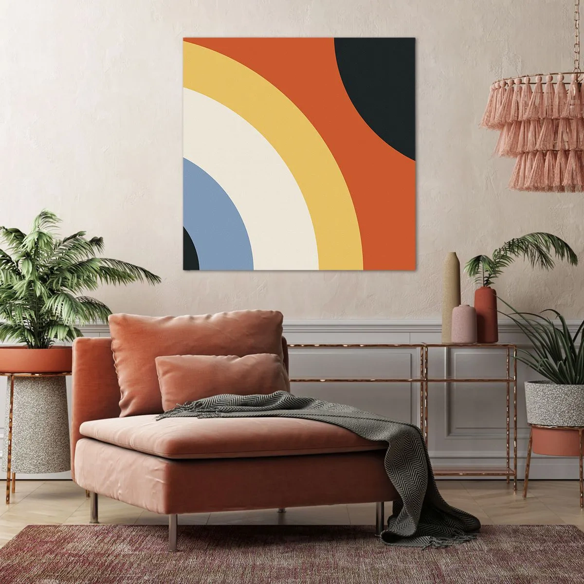 Bild auf Leinwand - Leinwandbild - Zu mir selbst - 60x60 cm