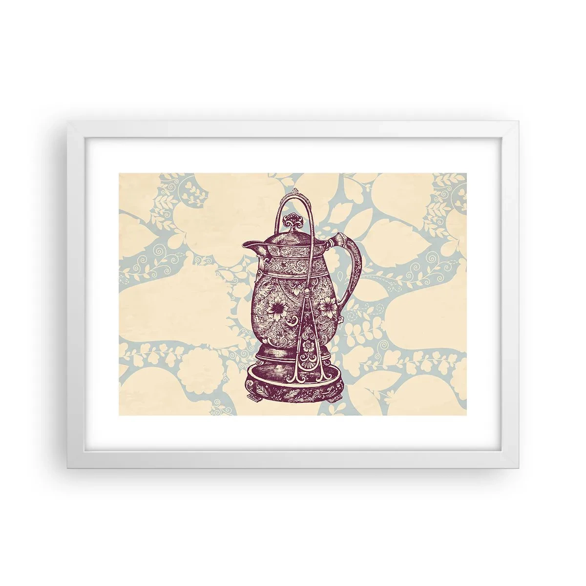 Poster in einem weißen Rahmen - Schönheit des Alltags - 40x30 cm