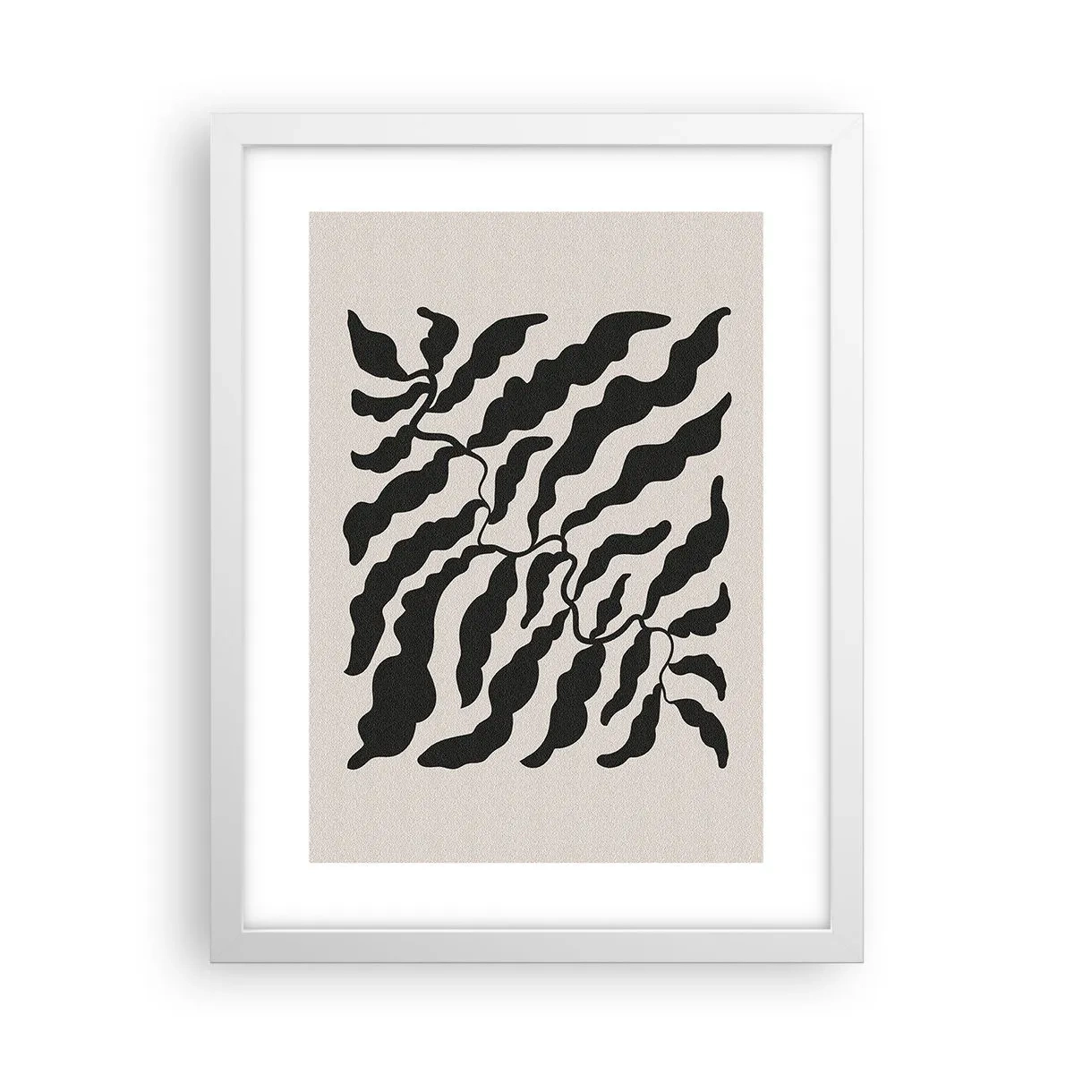 Poster in einem weißen Rahmen - Natur des Quadrats - 30x40 cm