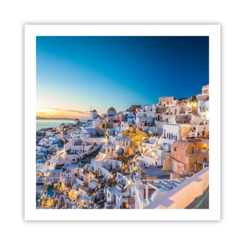 Poster - Die Essenz des Griechischen - 60x60 cm