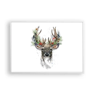 Poster in einem weißen Rahmen - Im festlichen Gewand - 100x70 cm