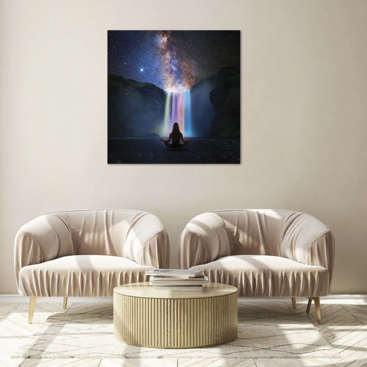 Glasbild - Bild auf glas - Absolute Harmonie - 70x70 cm