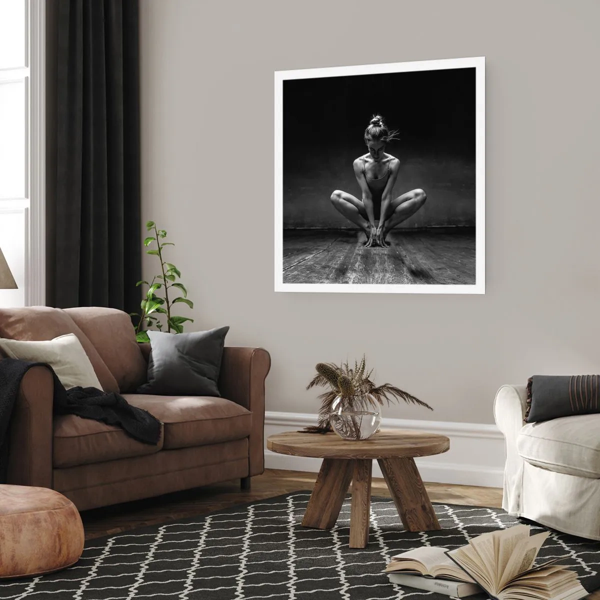 Poster - Konzentration der Tanzenergie - 60x60 cm