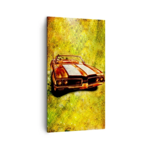 Bild auf Leinwand - Leinwandbild - In Formen verzauberte Kraft - 45x80 cm