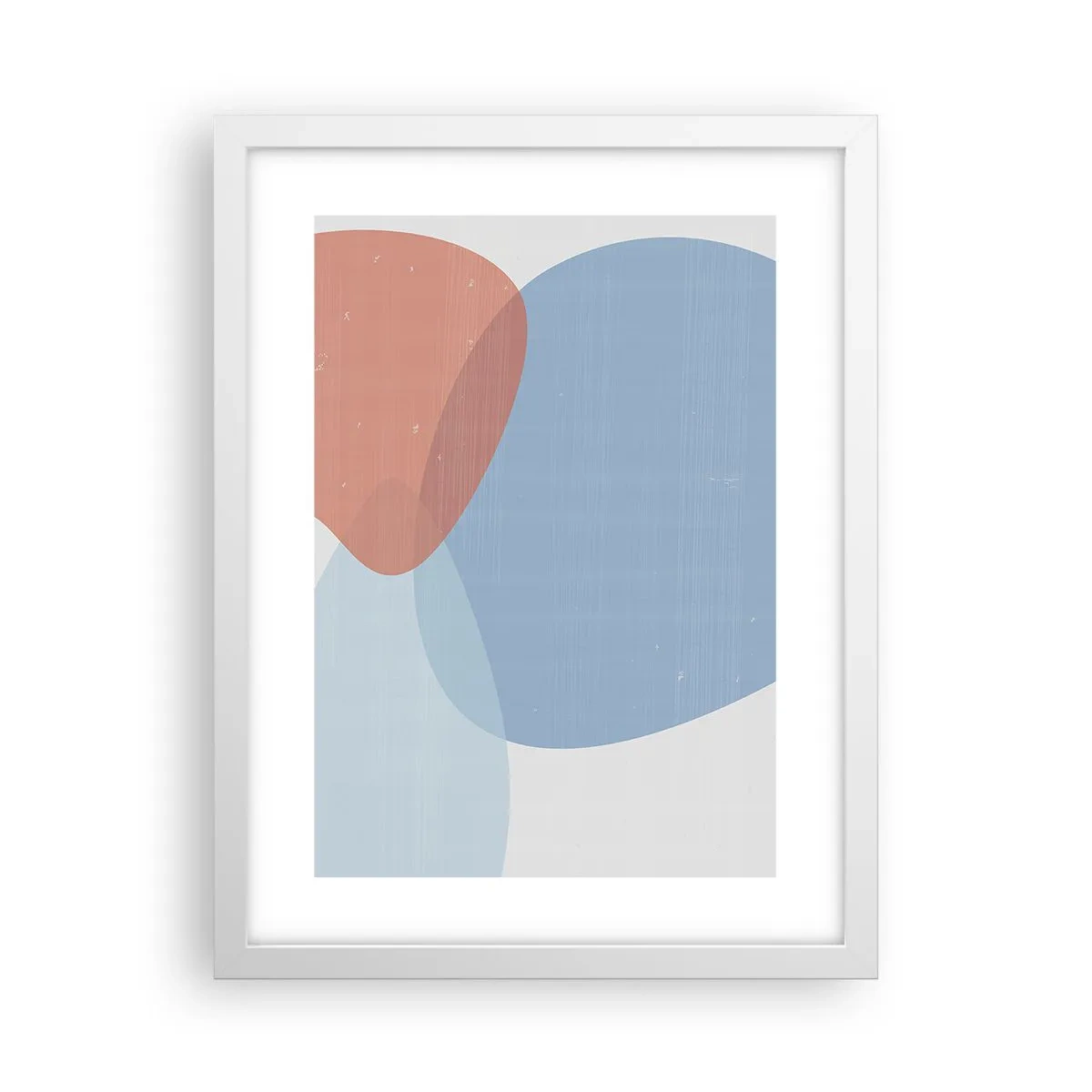 Poster in einem weißen Rahmen - Pastellbeziehungen - 30x40 cm