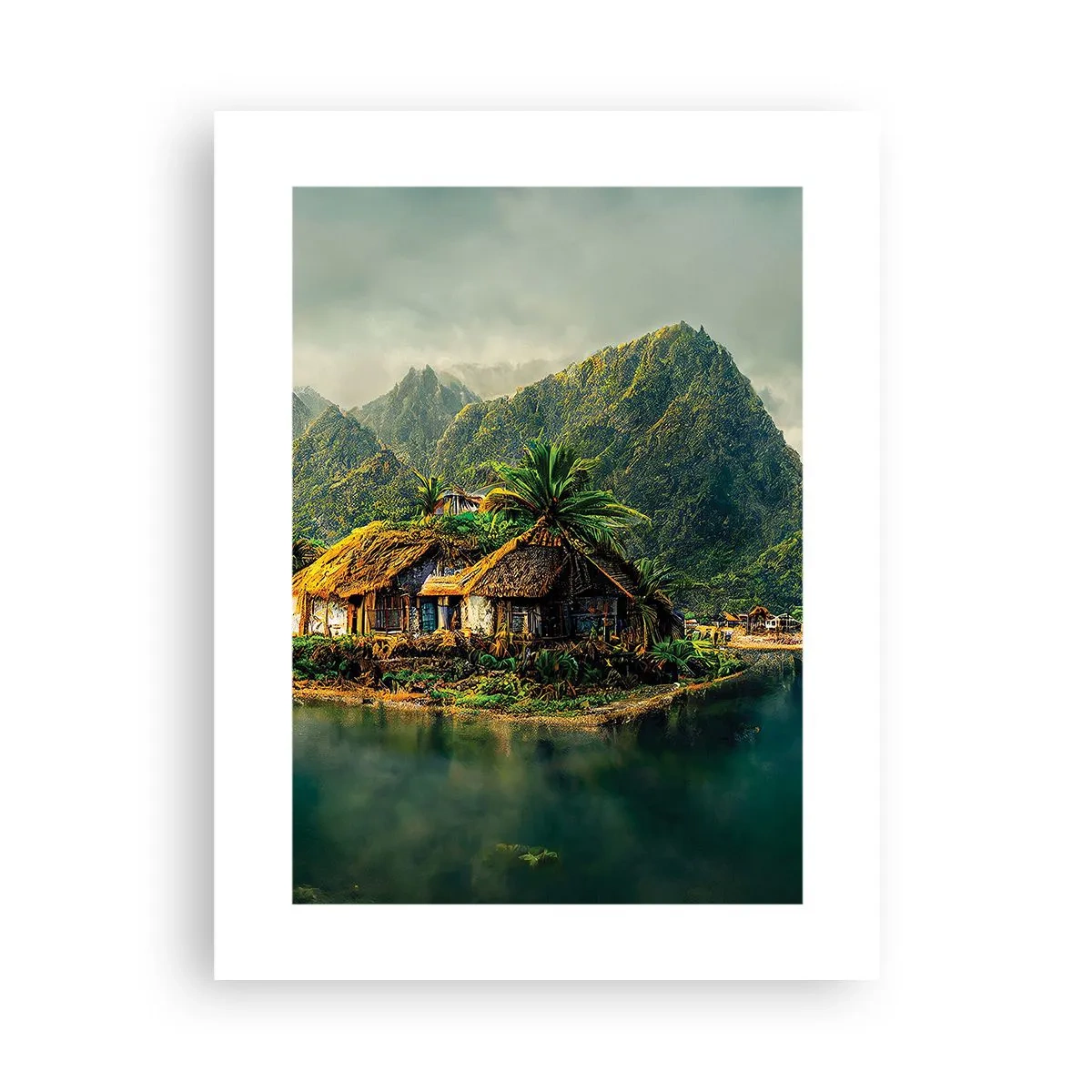Poster - Tropisches Paradies - 30x40 cm