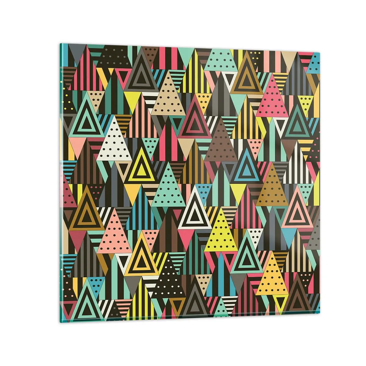 Glasbild - Bild auf glas - Im Rhythmus auf drei - 70x70 cm