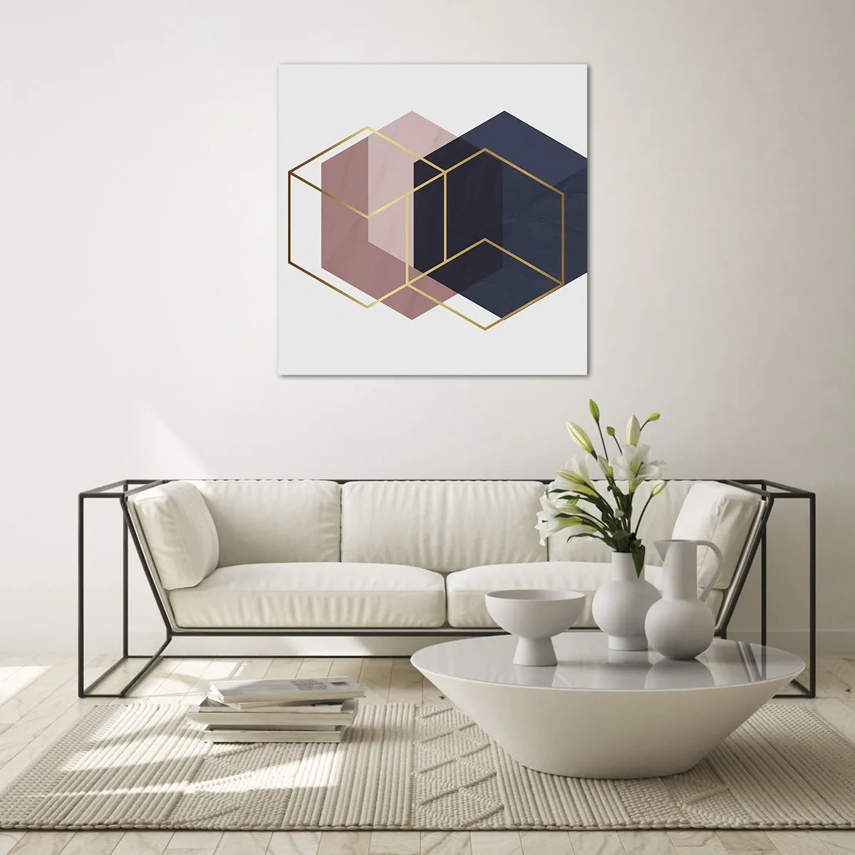 Glasbild - Bild auf glas - Die Kraft der Einfachheit - 70x70 cm