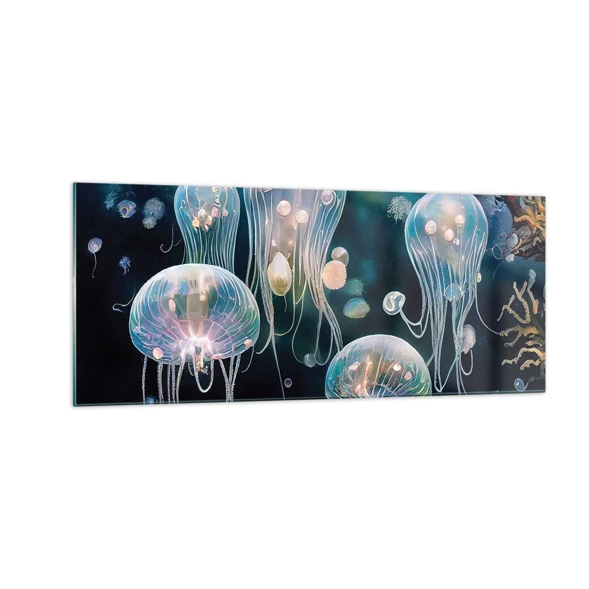 Glasbild - Bild auf glas - Unterwasserball - 100x40 cm
