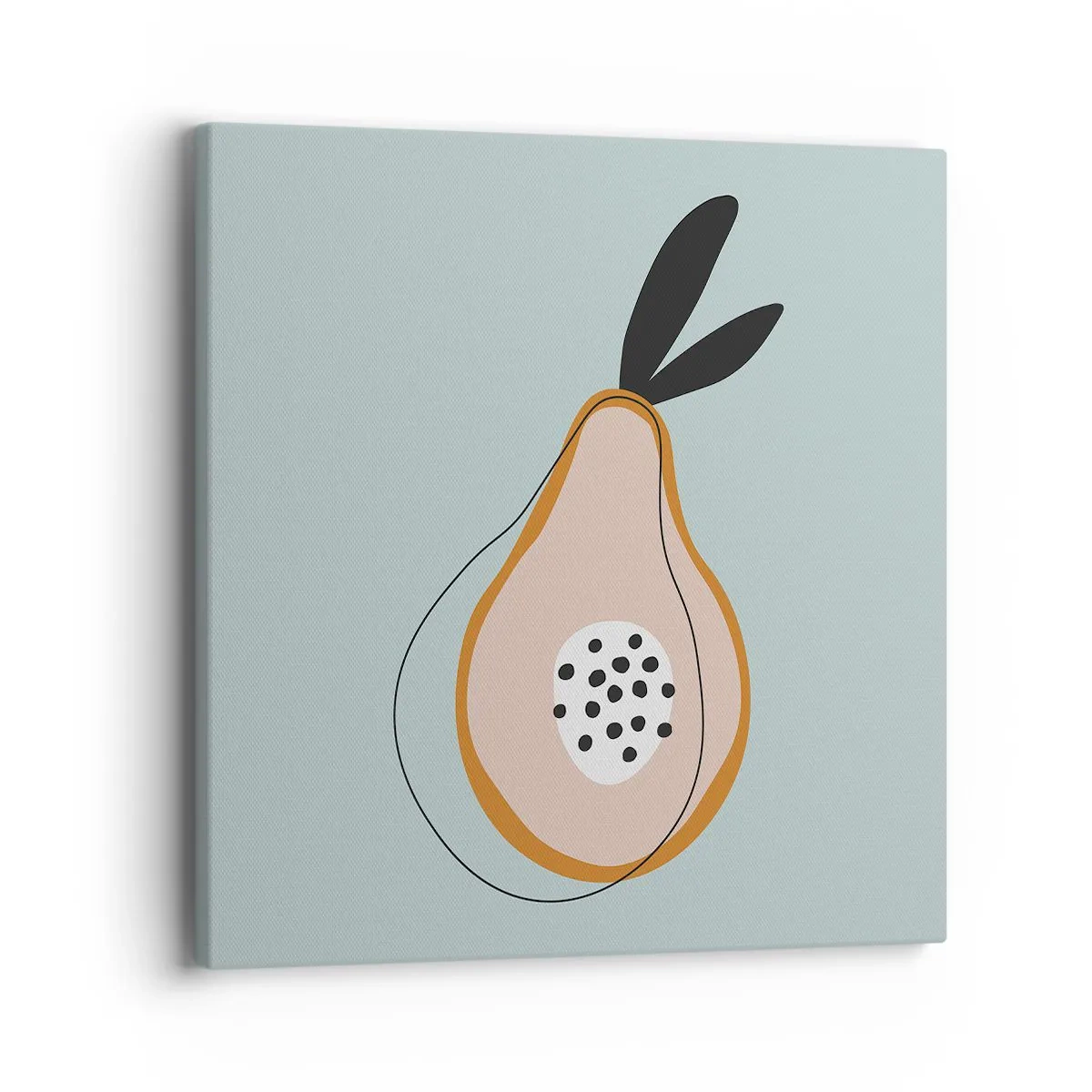 Bild auf Leinwand - Leinwandbild - Durchdringe die Natur der Dinge - 40x40 cm