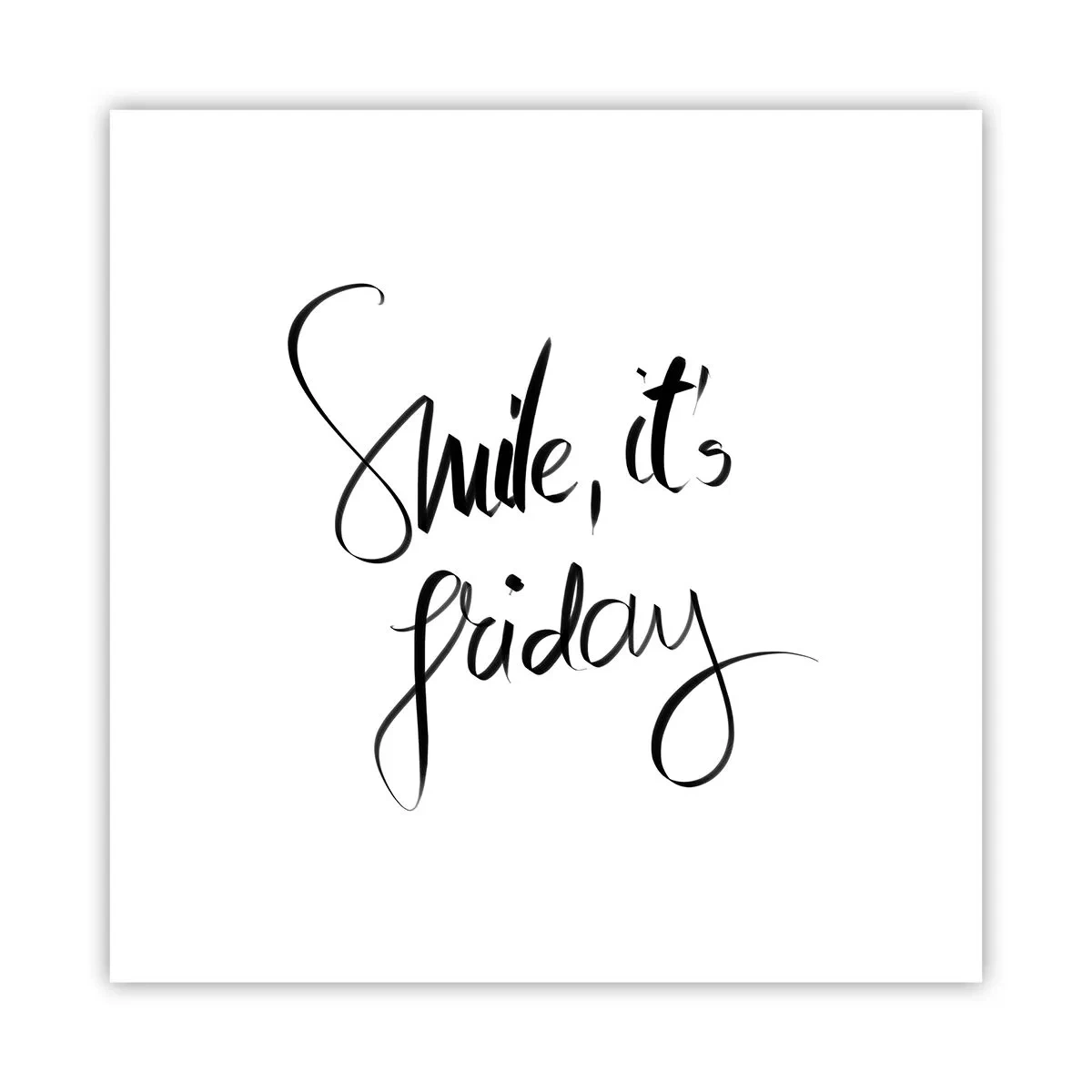 Poster - Echte Freude - 40x40 cm