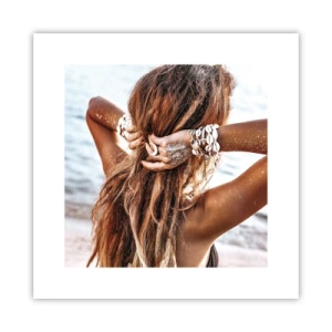 Poster - Eine Schwester von Wasser und Sonne - 30x30 cm