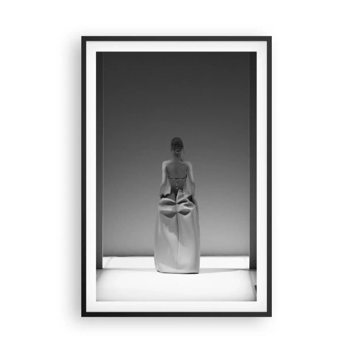 Poster in einem schwarzem Rahmen - Raffinierte Einfachheit - 61x91 cm