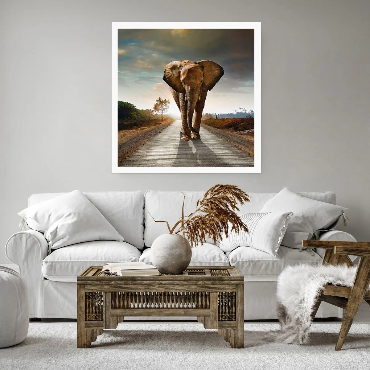 Poster - Und schon gar nicht in einem Porzellanlager - 40x40 cm