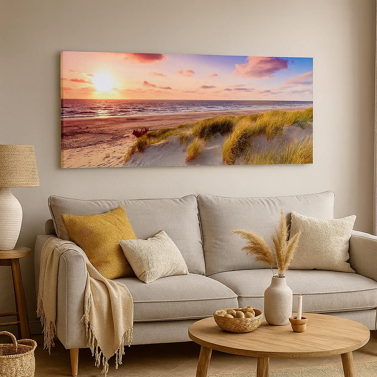 Bild auf Leinwand - Leinwandbild - Die Luft riecht schon im Sommer - 30x30 cm