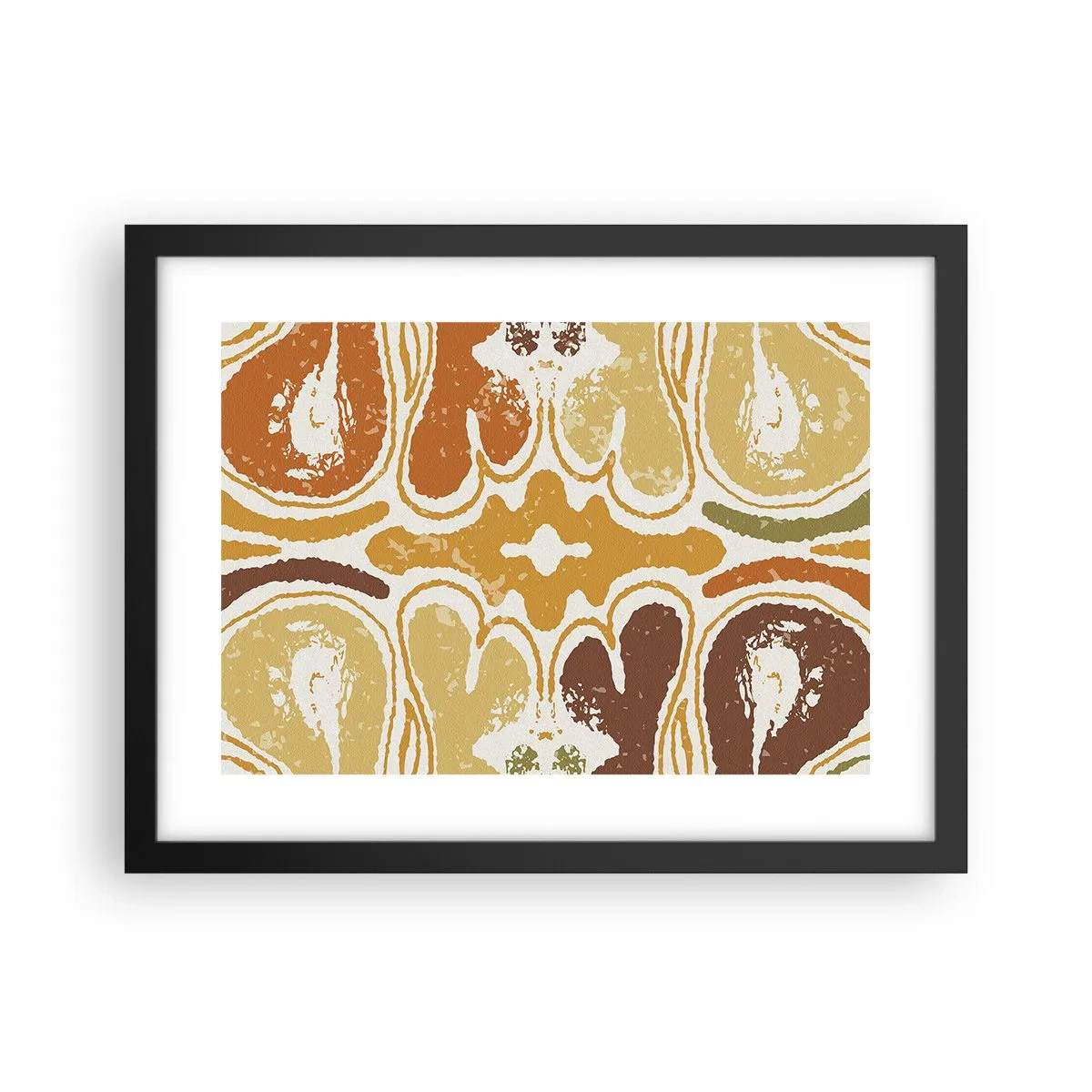 Poster in einem schwarzem Rahmen - Sentimentale Abstraktion - 40x30 cm