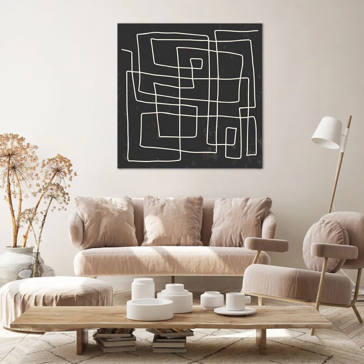 Bild auf Leinwand - Leinwandbild - Nicht so einfach - 60x60 cm