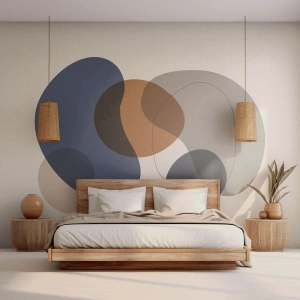 Fototapete Premium Sand - Farbtropfen - Abstraktion, Stück, Grafik - 400x280 cm