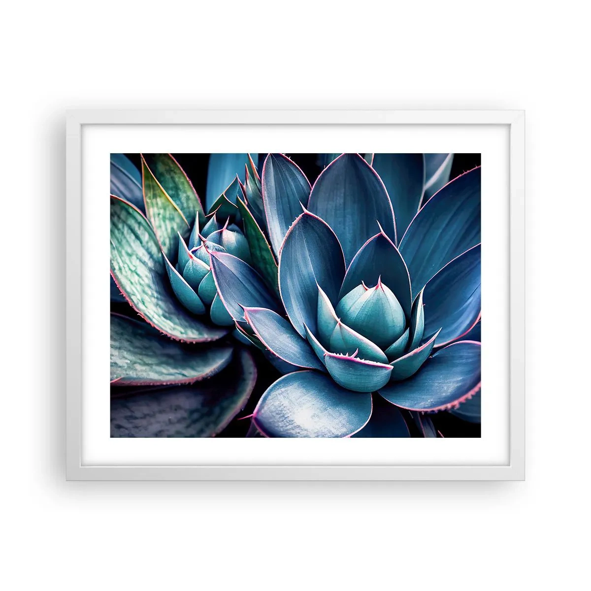 Poster in einem weißen Rahmen - Lebenskraft - 50x40 cm