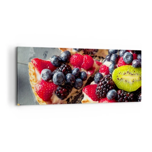 Bild auf Leinwand - Leinwandbild - Dolce Vita! - 100x40 cm