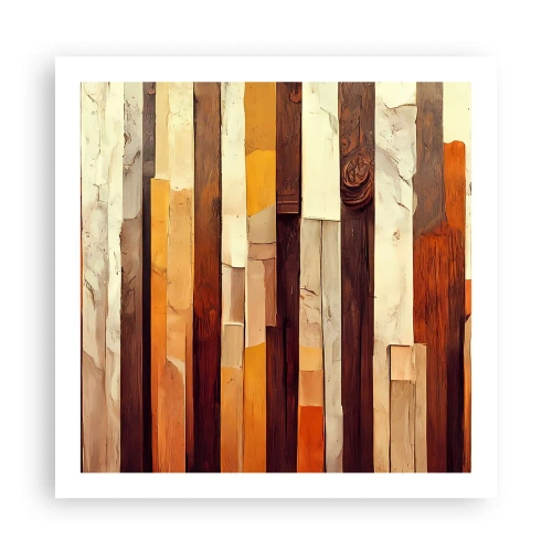 Poster - Hymne der Waldbäume - 60x60 cm