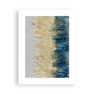 Poster - Vergoldete Grenze - 30x40 cm