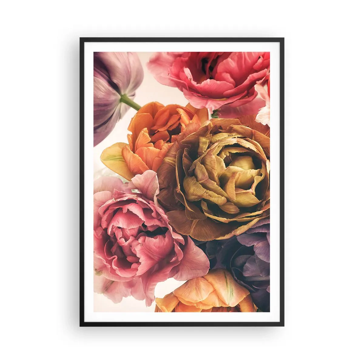 Poster in einem schwarzem Rahmen - Eine Feier des Lebens - 70x100 cm