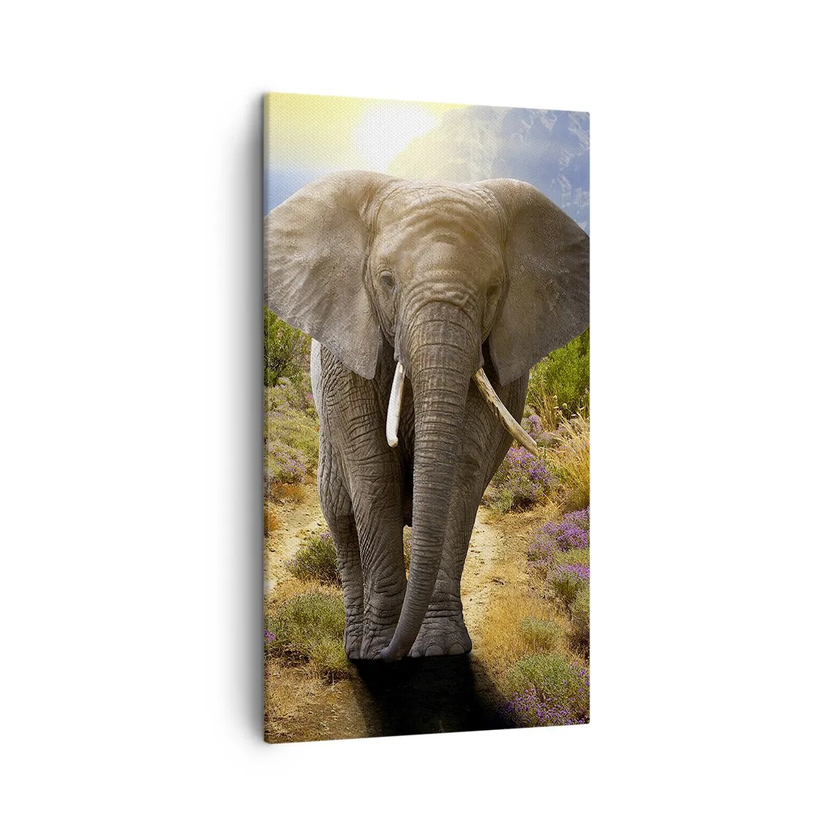 Bild auf Leinwand - Leinwandbild - So sah Eden aus - 45x80 cm