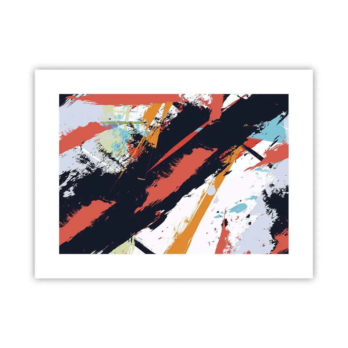 Poster - Dynamische Komposition - 40x30 cm