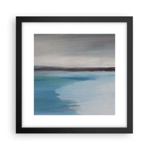 Poster in einem schwarzem Rahmen - Horizontale Landschaft - 30x30 cm